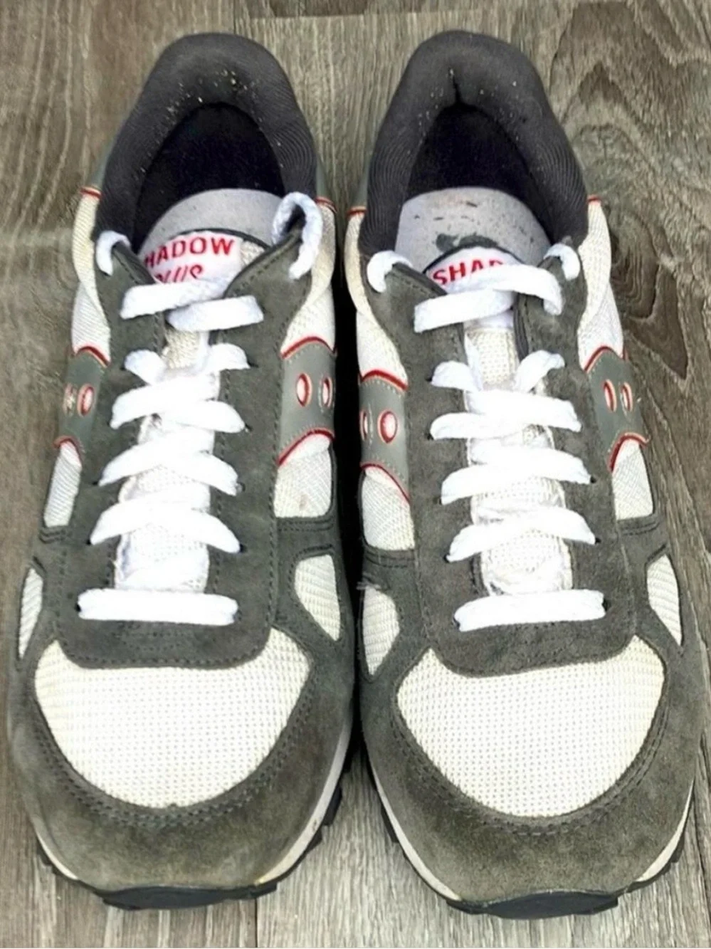 Saucony Shadow 6000 Men's Grey and White Running Sneakers